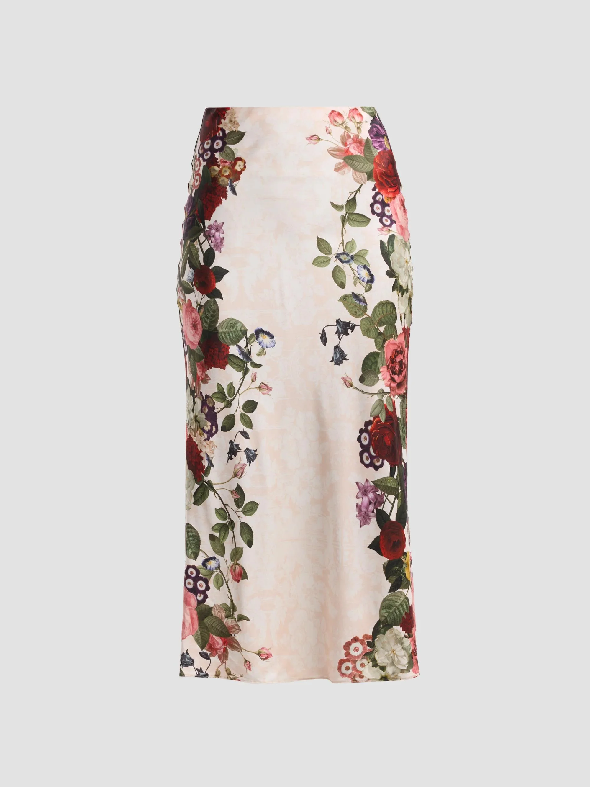 Women's Maeve Floral Midi Slip Skirt - Hollywood Dreams Blush - 1