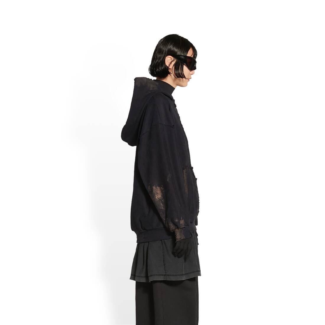 gaffer zip-up hoodie small fit - 5