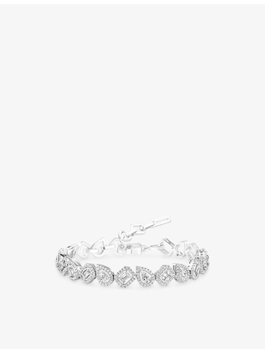 My Twin 18ct Rose-Gold And 3.59ct Diamond Tennis Bracelet - 1