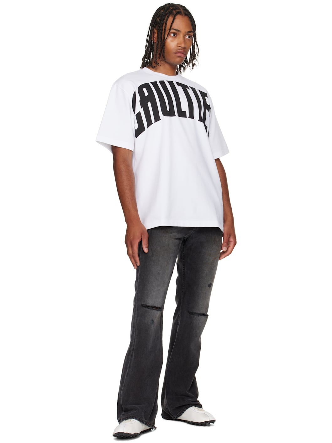 White 'The Large Gaultier' T-shirt - 4