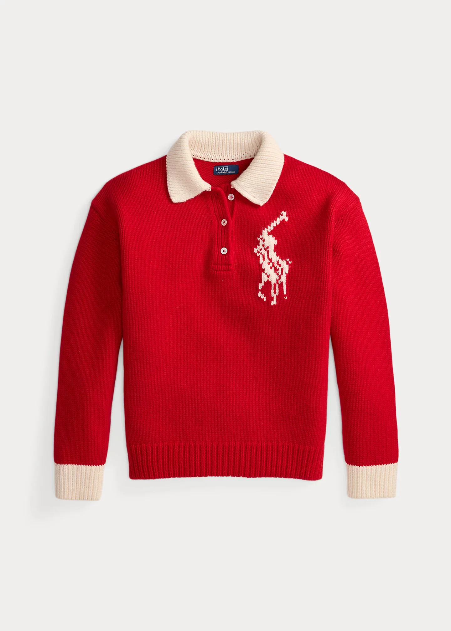 Big Pony Wool Rugby Sweater - 1