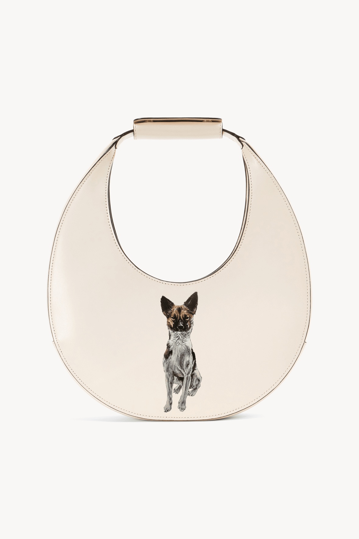 STAUD CUSTOM MOON BAG | CREAM - 1