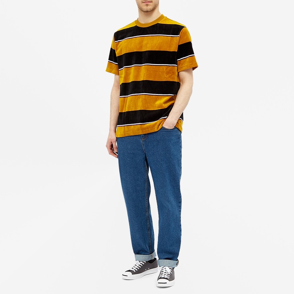 Stussy Velour Stripe Tee - 5