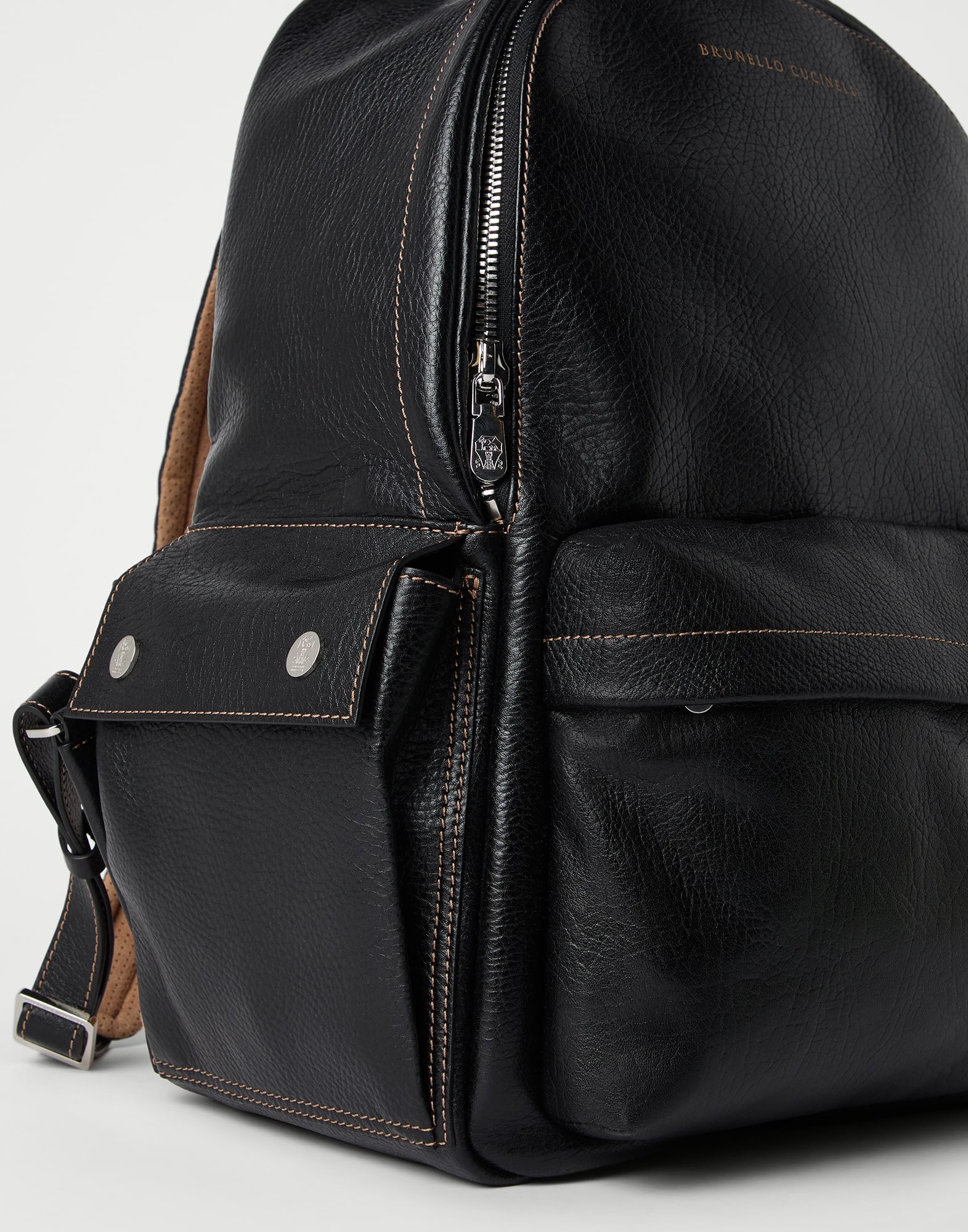 Grained calfskin travel backpack - 3