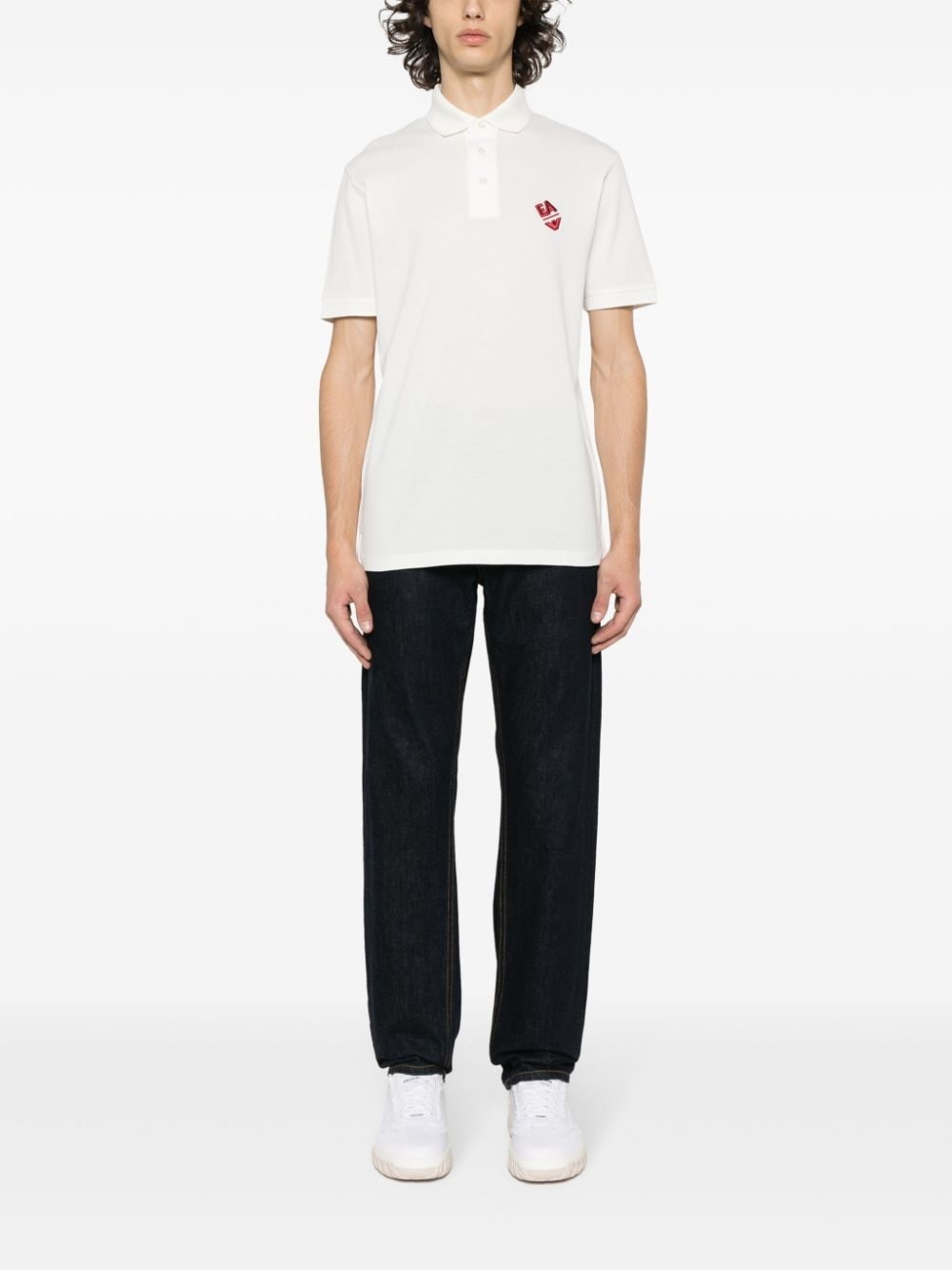 logo-embroidered polo shirt - 2