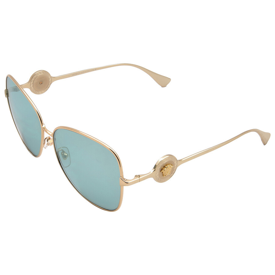 Versace Azure Mirror Silver Butterfly Ladies Sunglasses VE2256 10029C 60 - 4