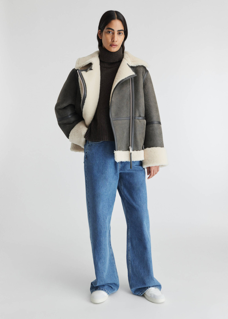 Axel Arigato Horizon Shearling Jacket outlook
