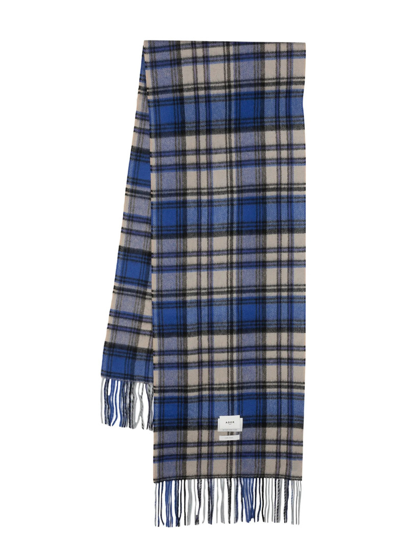 Ader Error Check-pattern Wool Scarf 1
