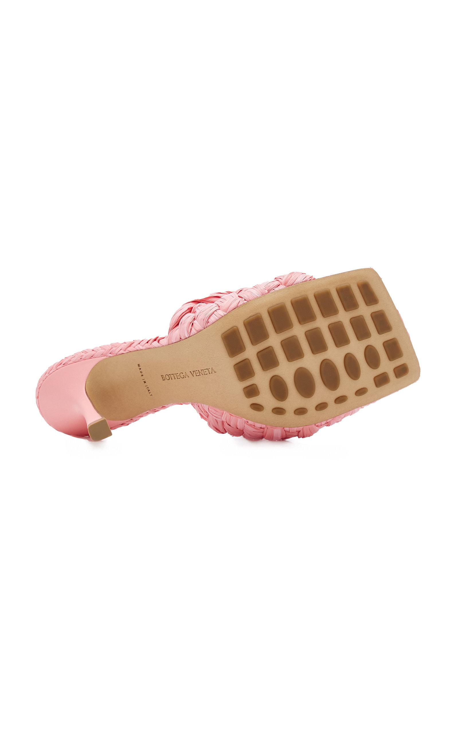 Stretch Raffia Sandals pink - 7