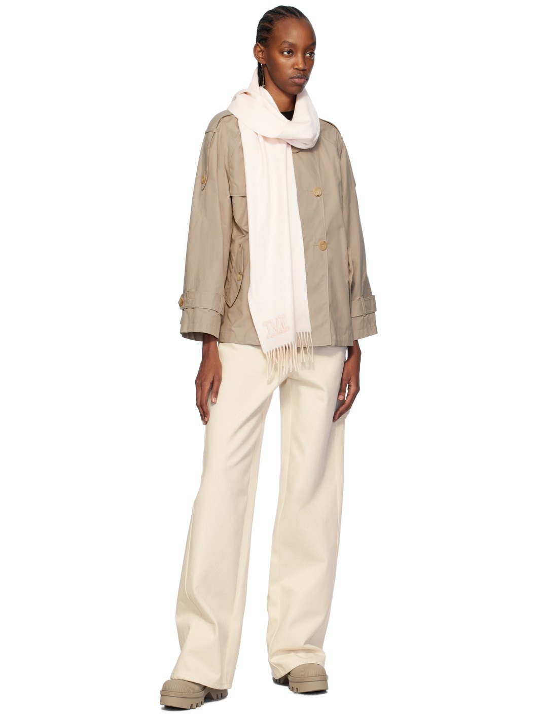 Max Mara Beige Dtrench Jacket | REVERSIBLE