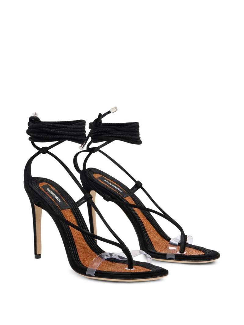 DSQUARED2 Twin heeled tie sandals outlook
