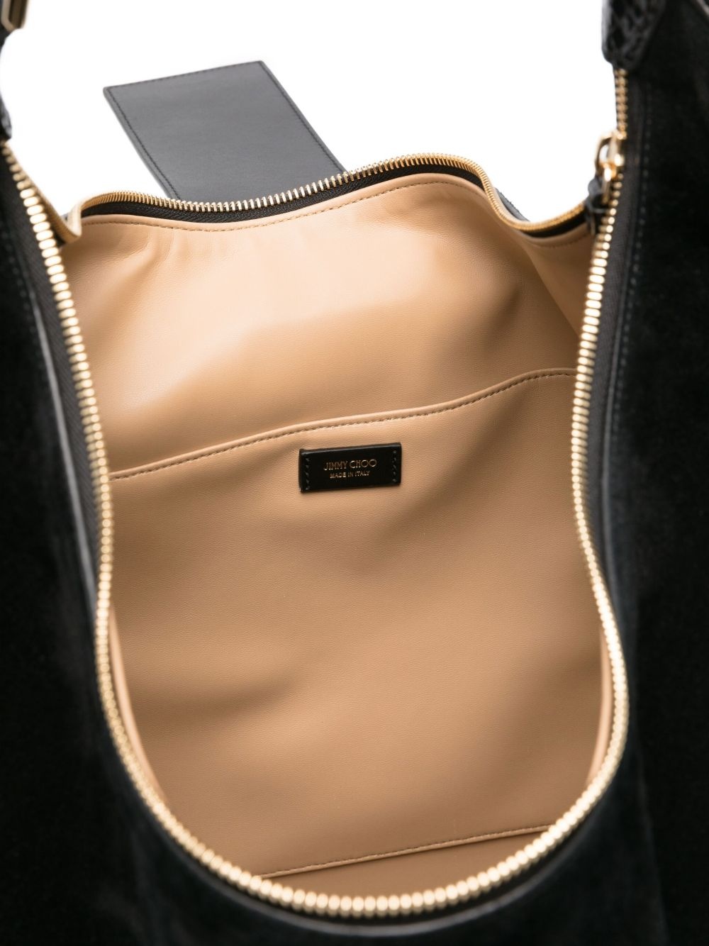 suede-leather shoulder bag - 5
