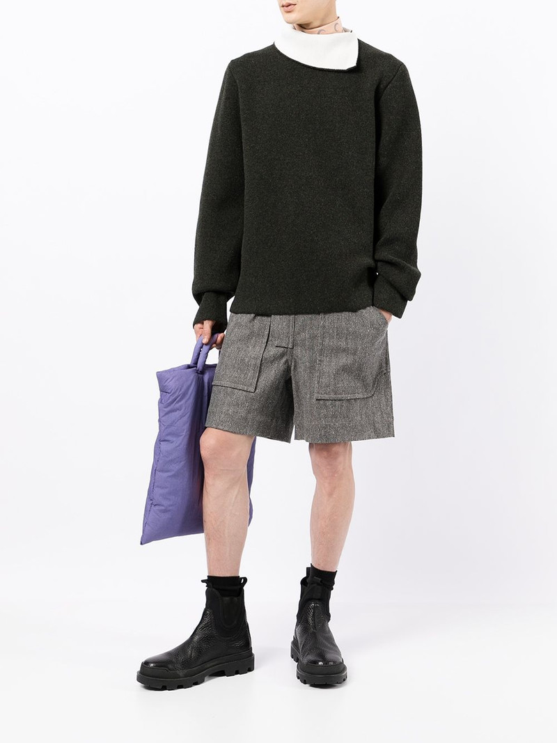 OAMC contrasting-collar jumper outlook