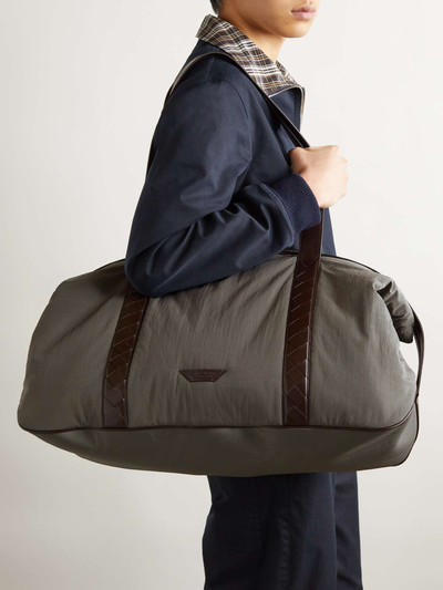 Bottega Veneta Leather-Trimmed Shell Duffle Bag outlook