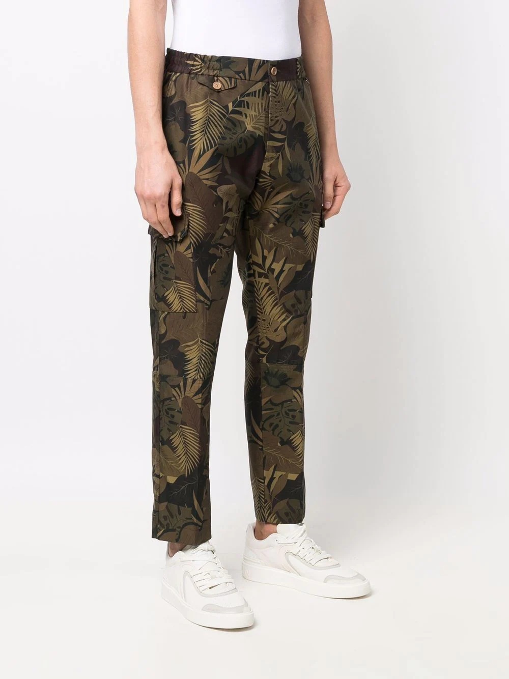 Jungle-print cargo trousers - 3