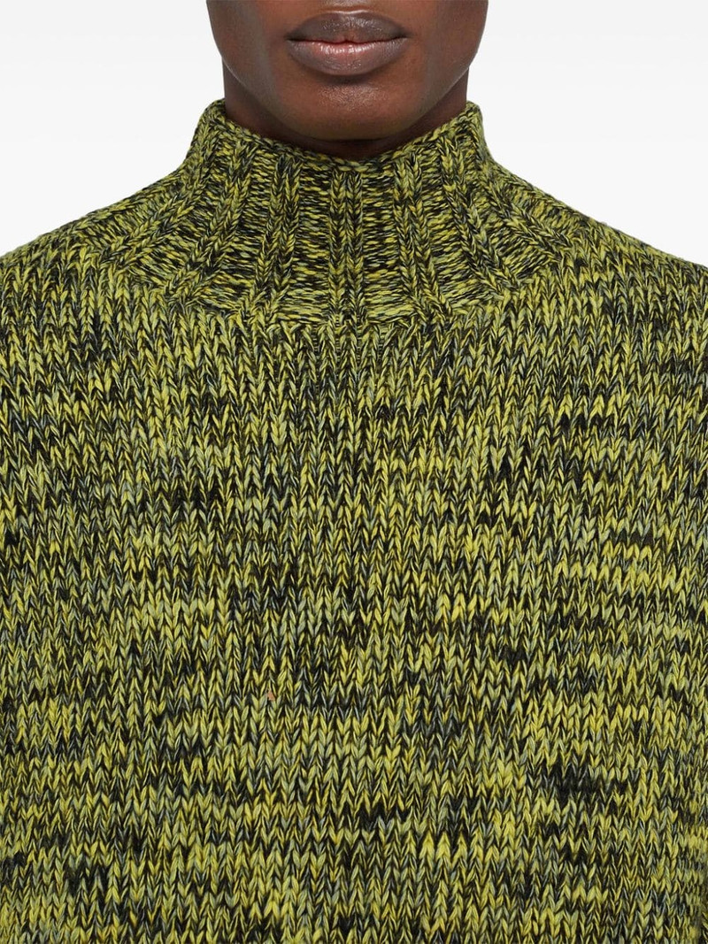 roll-neck speckle wool jumper 6