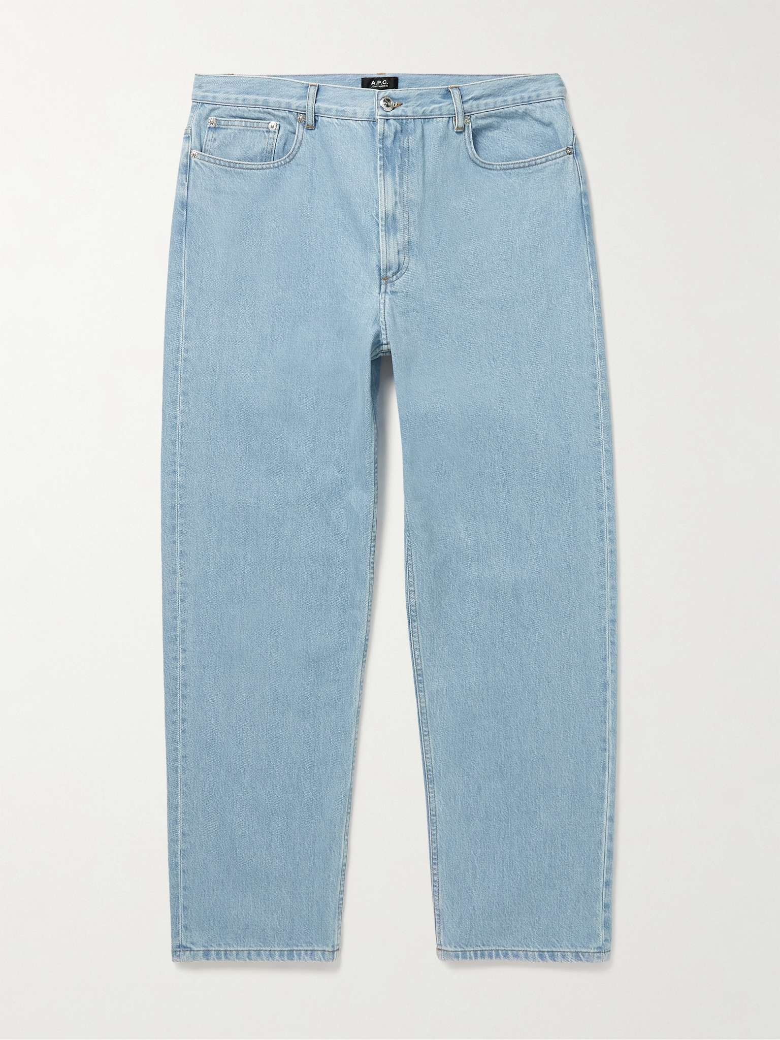 Wide-Leg Denim Jeans - 1