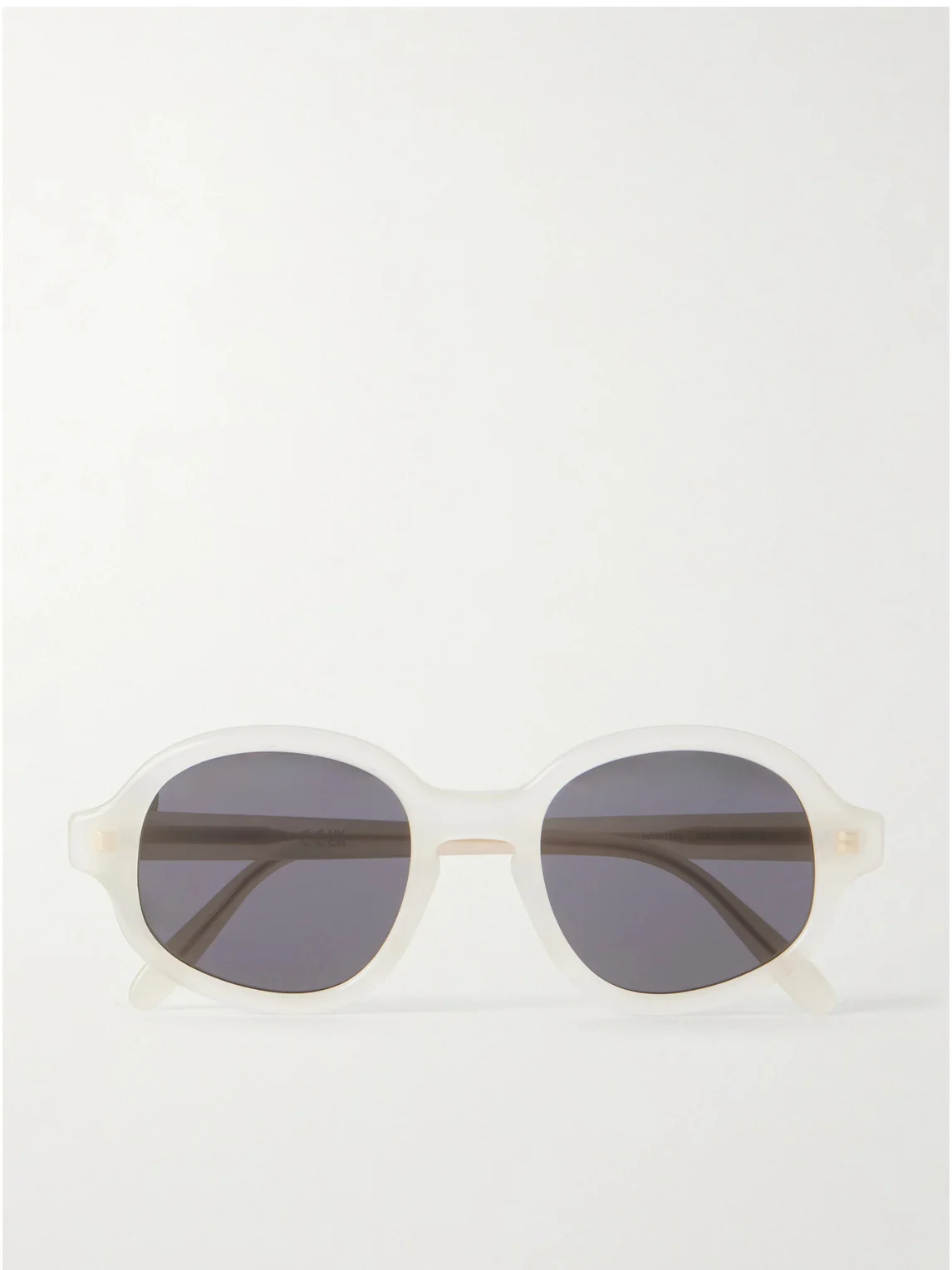 Round-Frame Acetate Sunglasses - 1