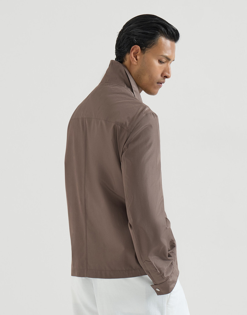 Bonded silk unlined outerwear jacket 3