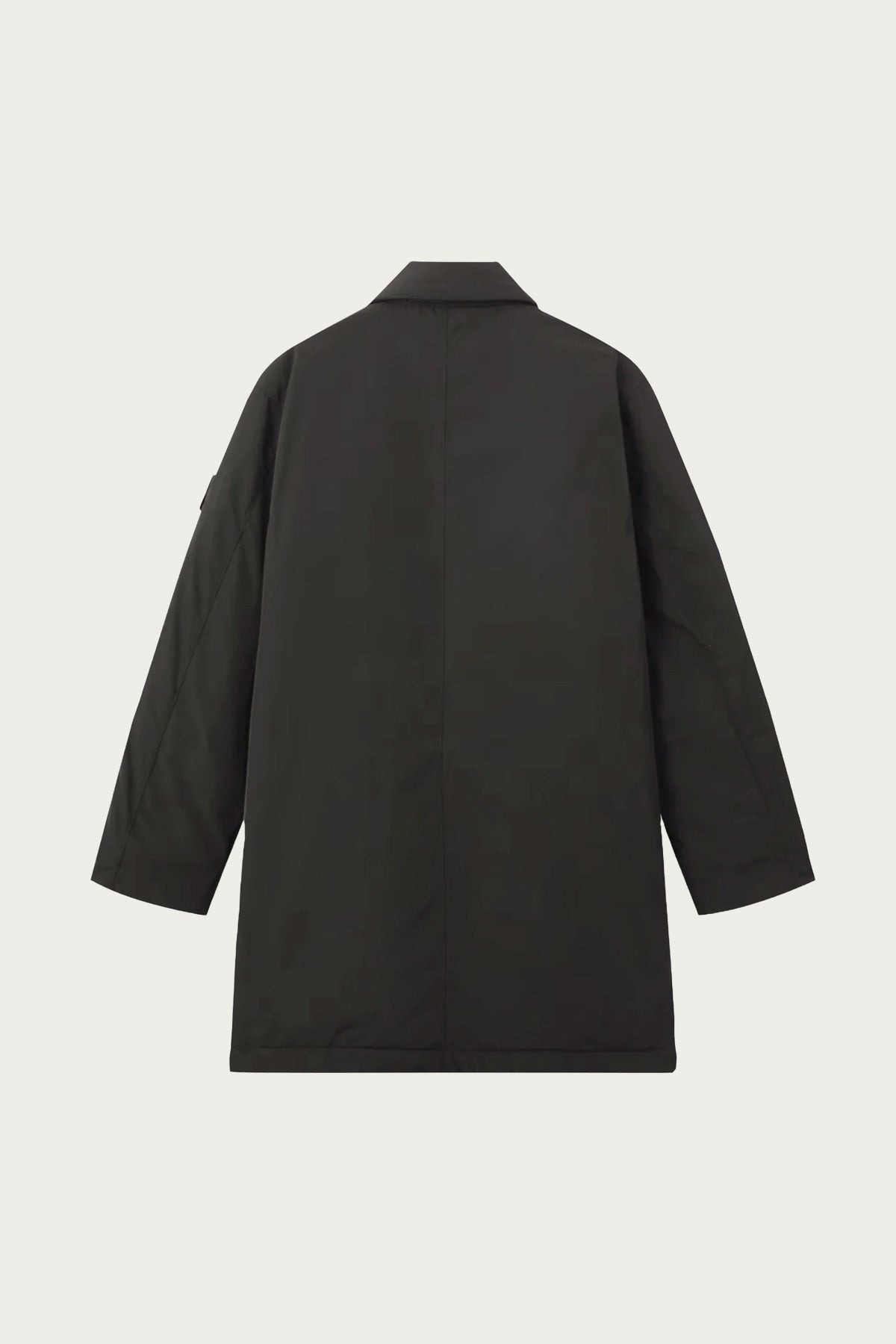 Microtwill Long Coat - Lead Grey - 2