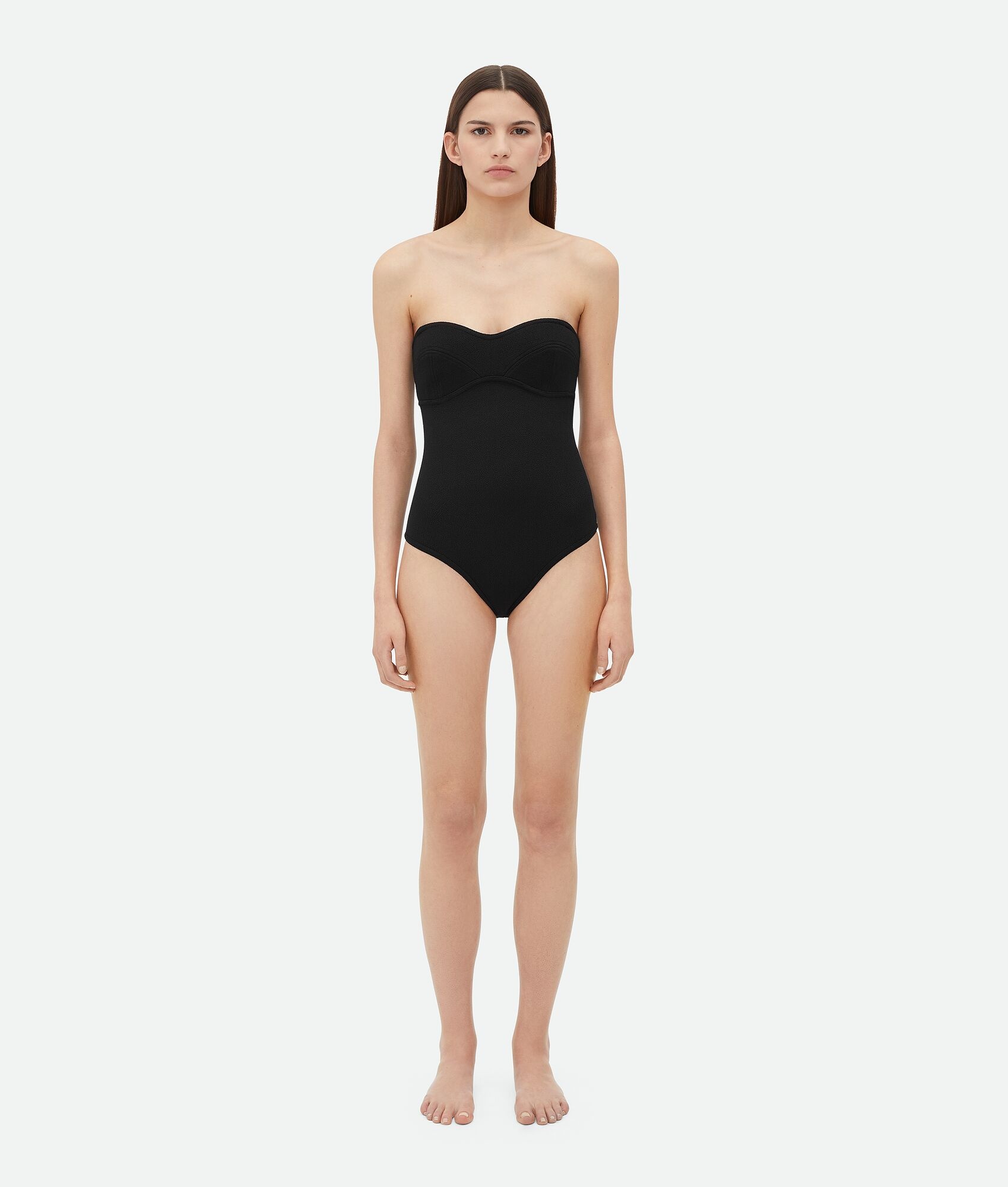 Textured Nylon Bustier Body - 4