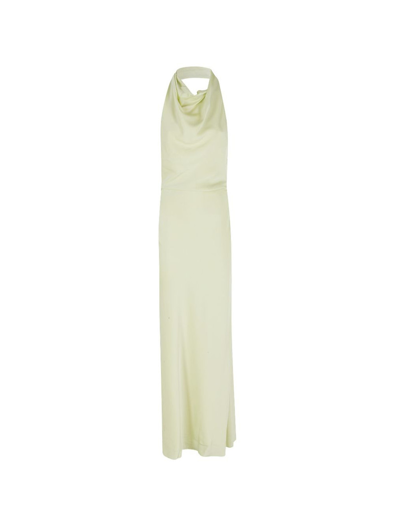 halterneck cowl-neck maxi dress 1