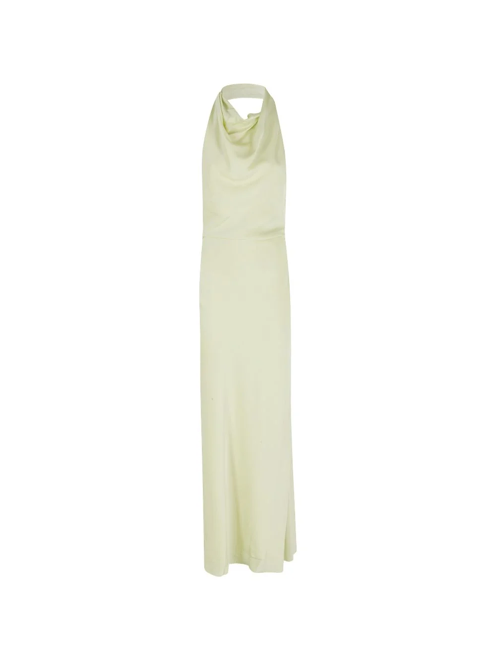 halterneck cowl-neck maxi dress - 1
