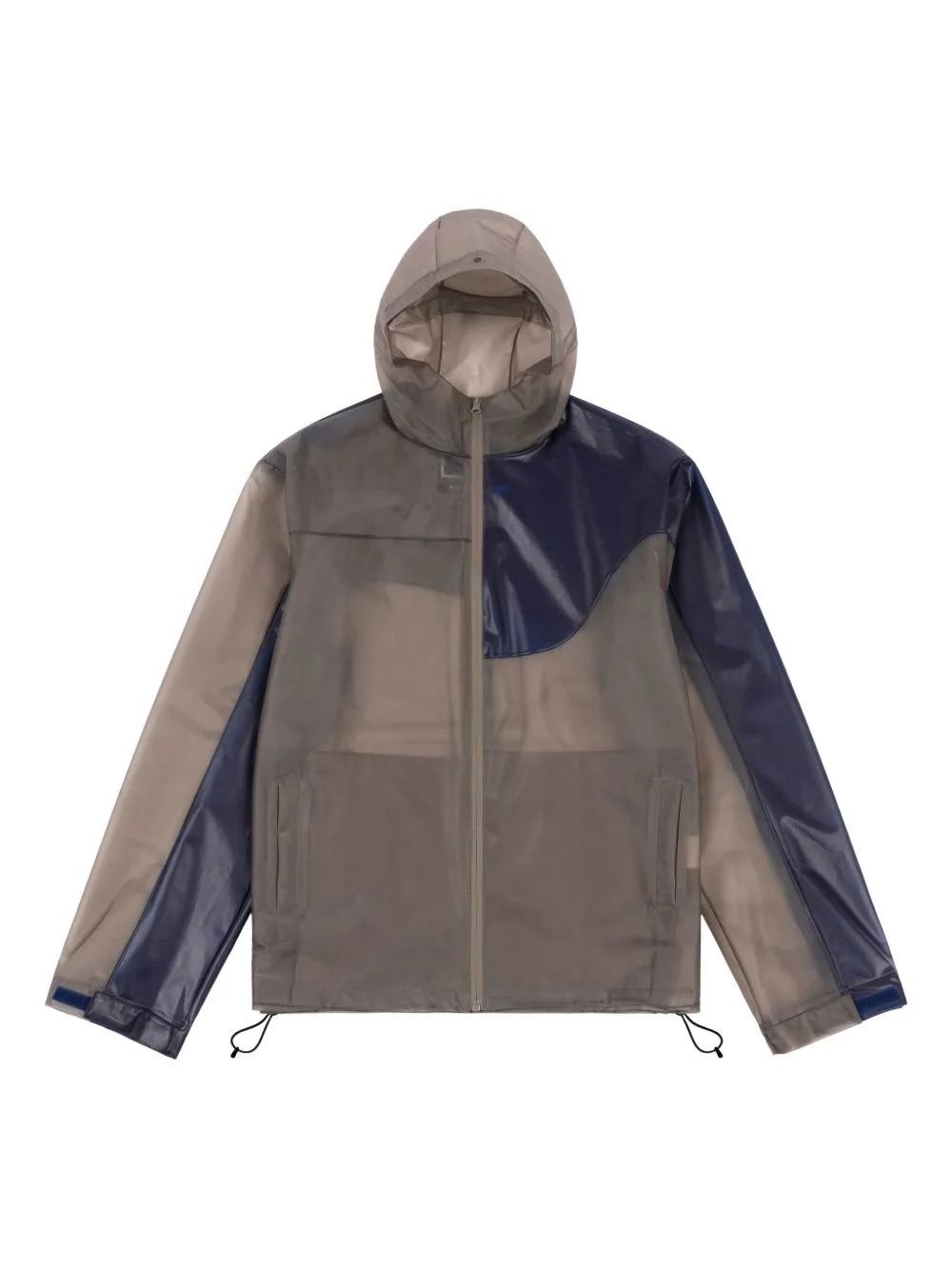 panelled hooded jacket - 1