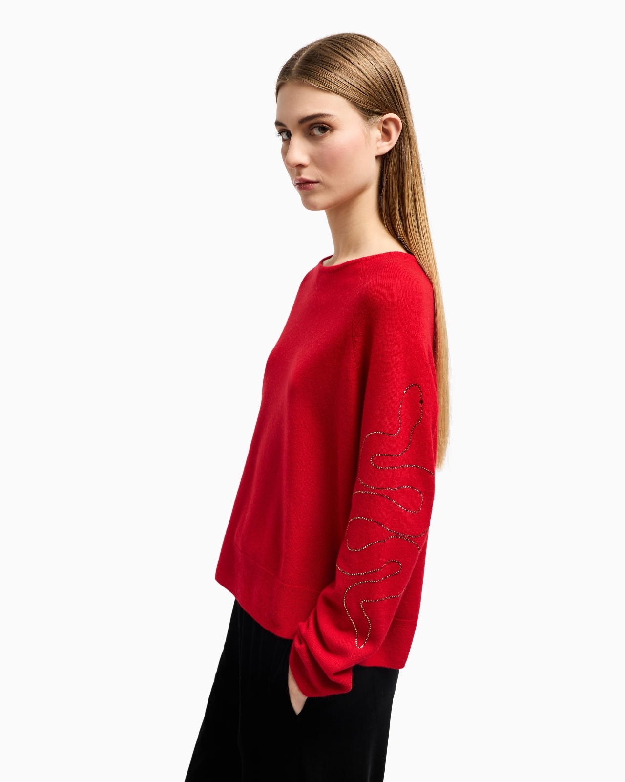 VIRGIN-WOOL JUMPER WITH LUNAR NEW YEAR EMBROIDERY - 5