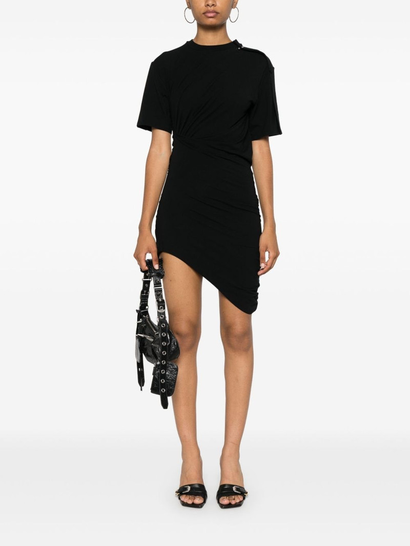 MUGLER asymmetric hem minidress outlook
