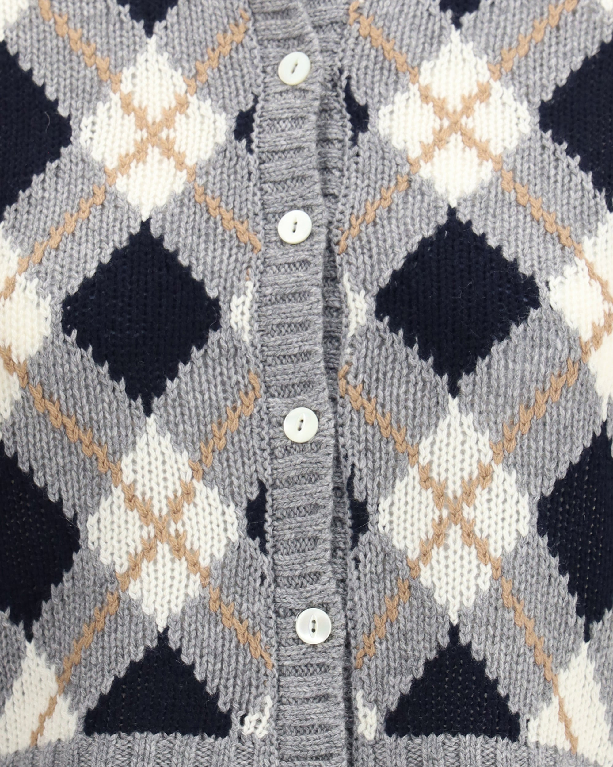 Button up Cardigan crewneck - 3