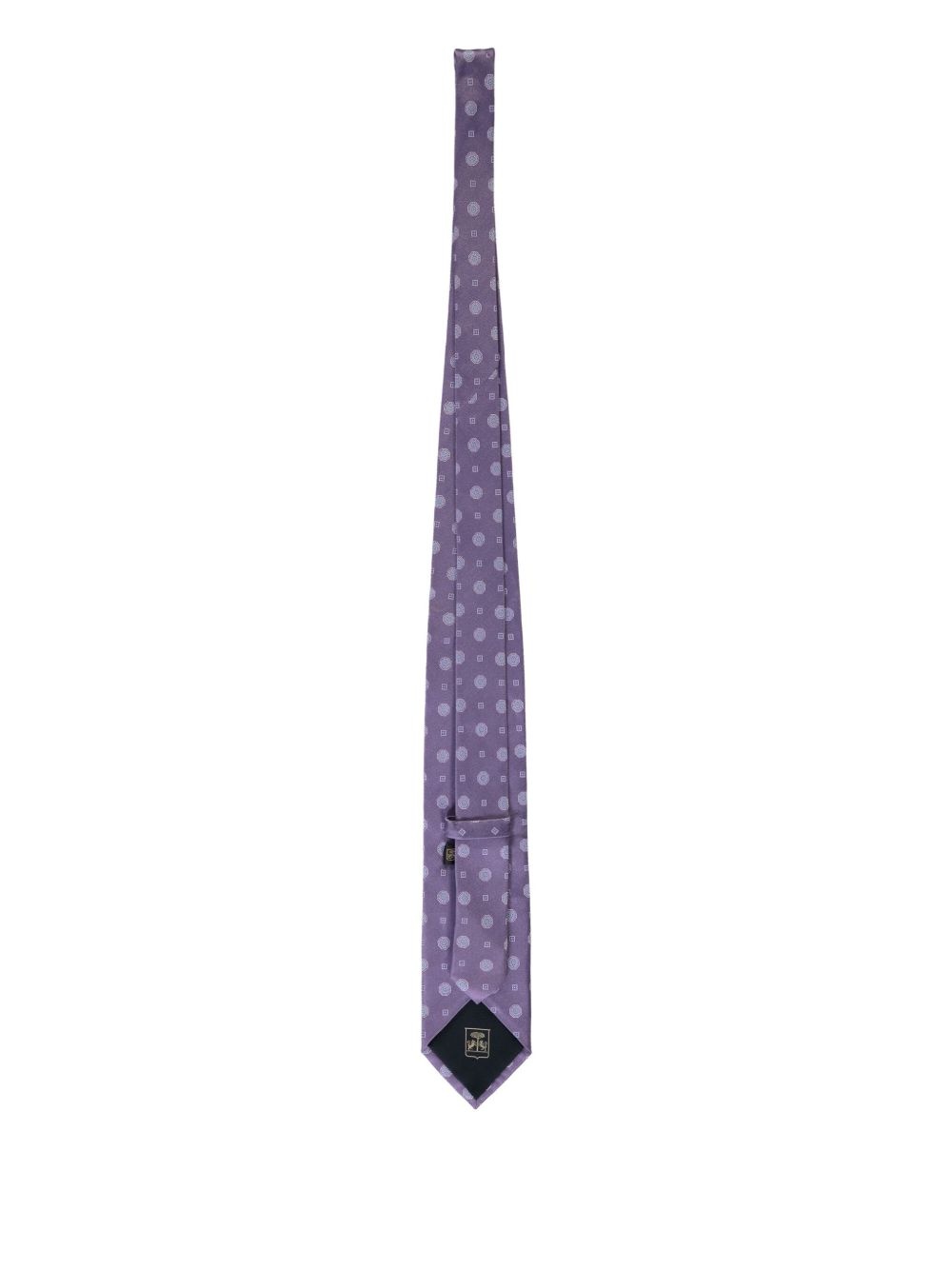 jacquard silk tie - 2