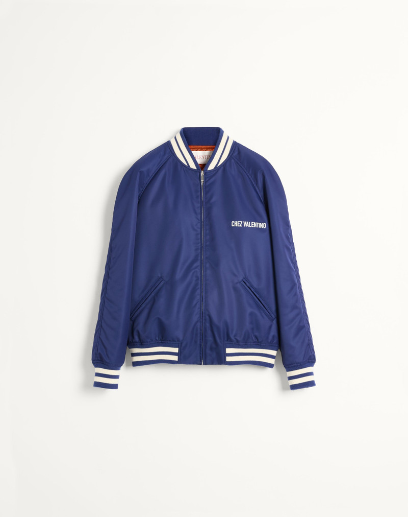 NYLON BOMBER JACKET 와 CHEZ VALENTINO PRINT - 1