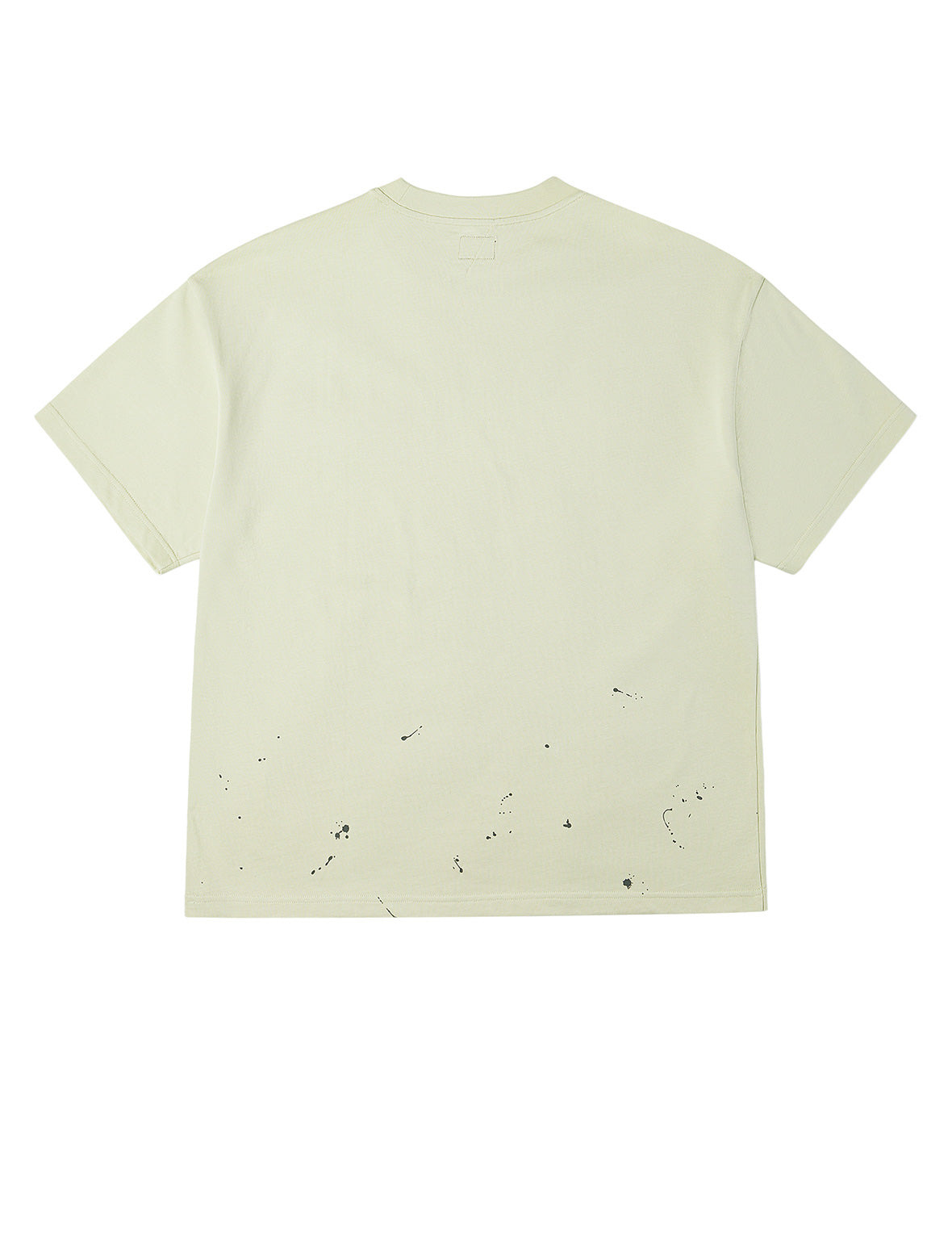 Graffiti-Style Seagull and Logo Print Relax Fit T-Shirt - 2