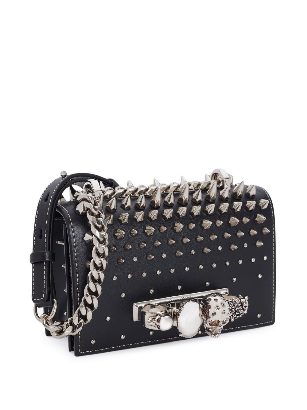 Mini Jewelled satchel bag - 3