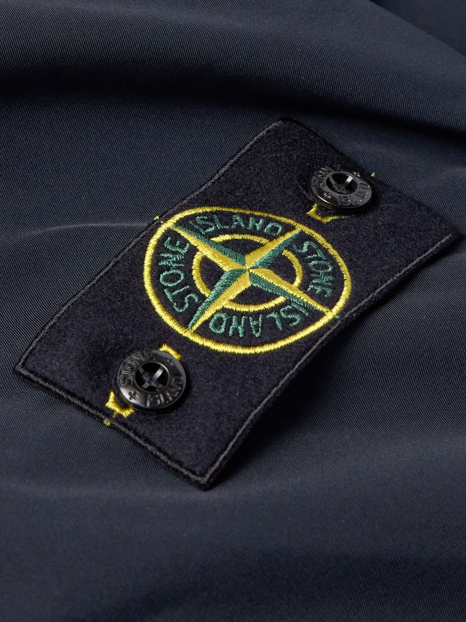 Logo-Appliquéd Padded Twill Coat - 3