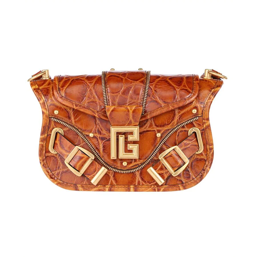 Balmain Leather Shoulder Bag - 1