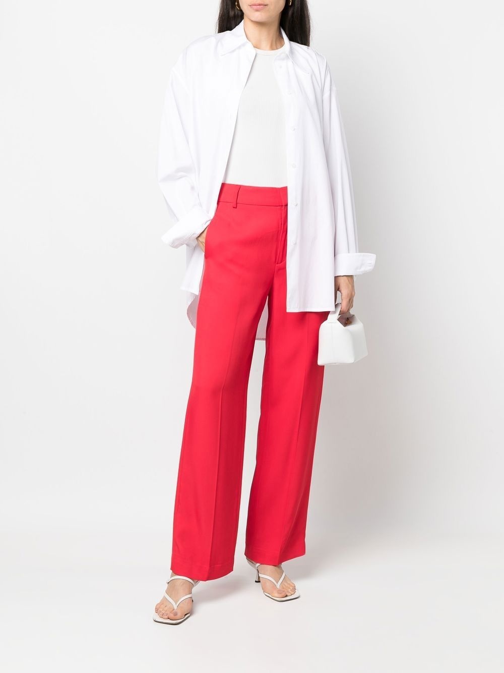 straight-leg cut trousers - 2