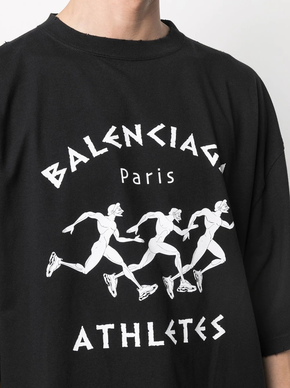 Balenciaga athletes print T-shirt - 5