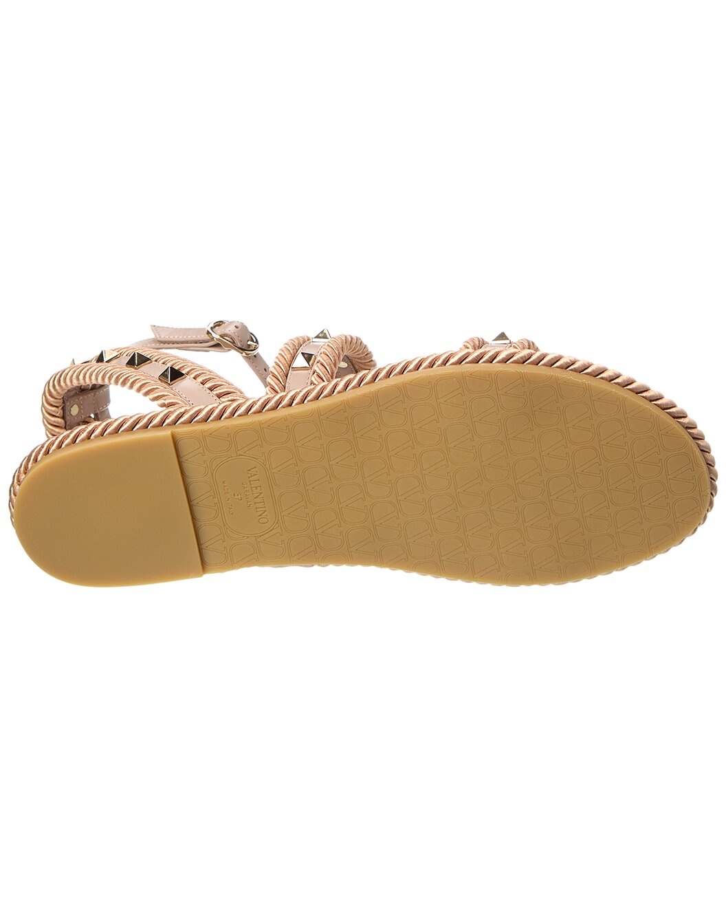 Valentino Rockstud Leather Sandal - 4