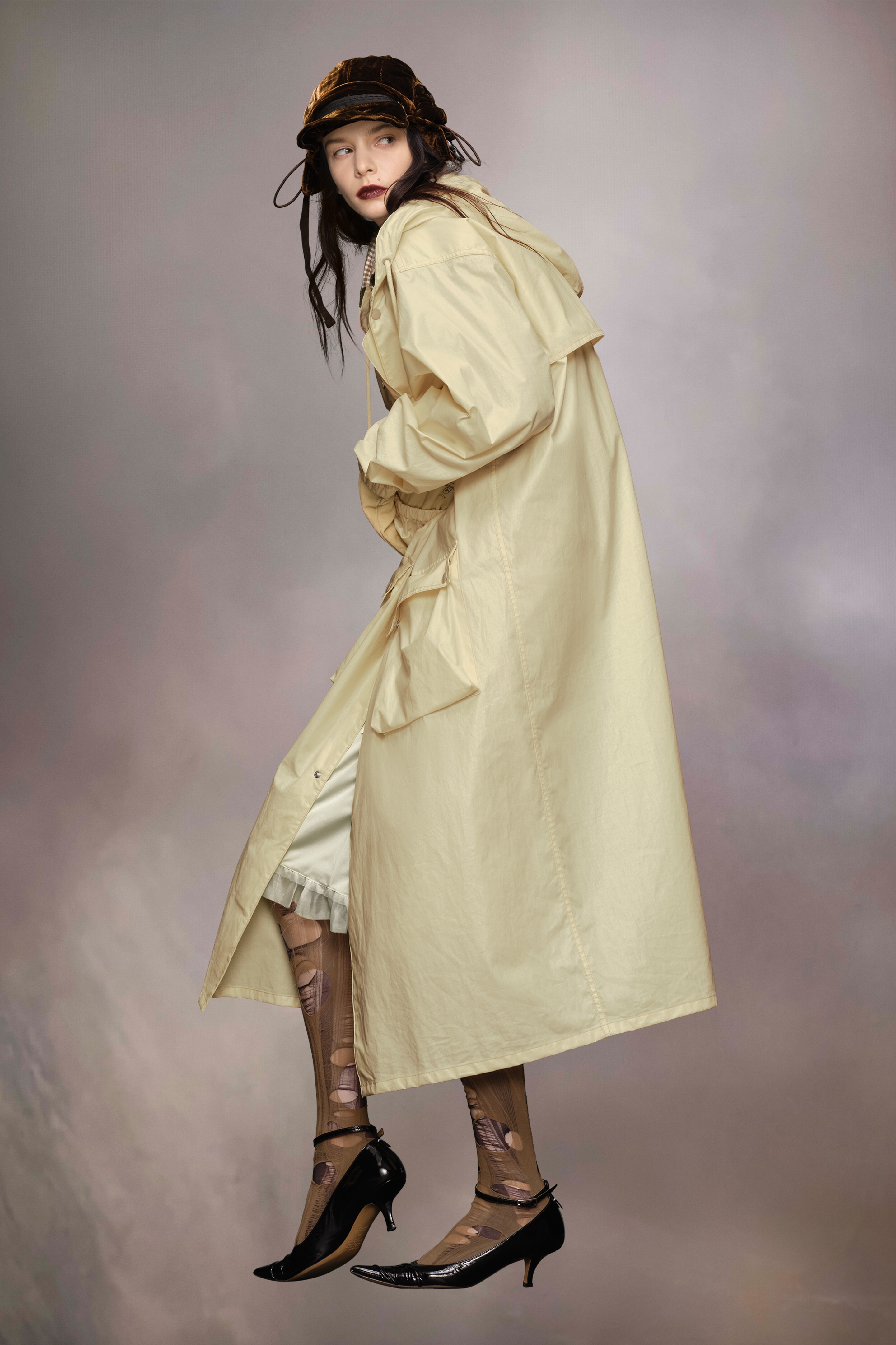 Cotton caban coat - 4