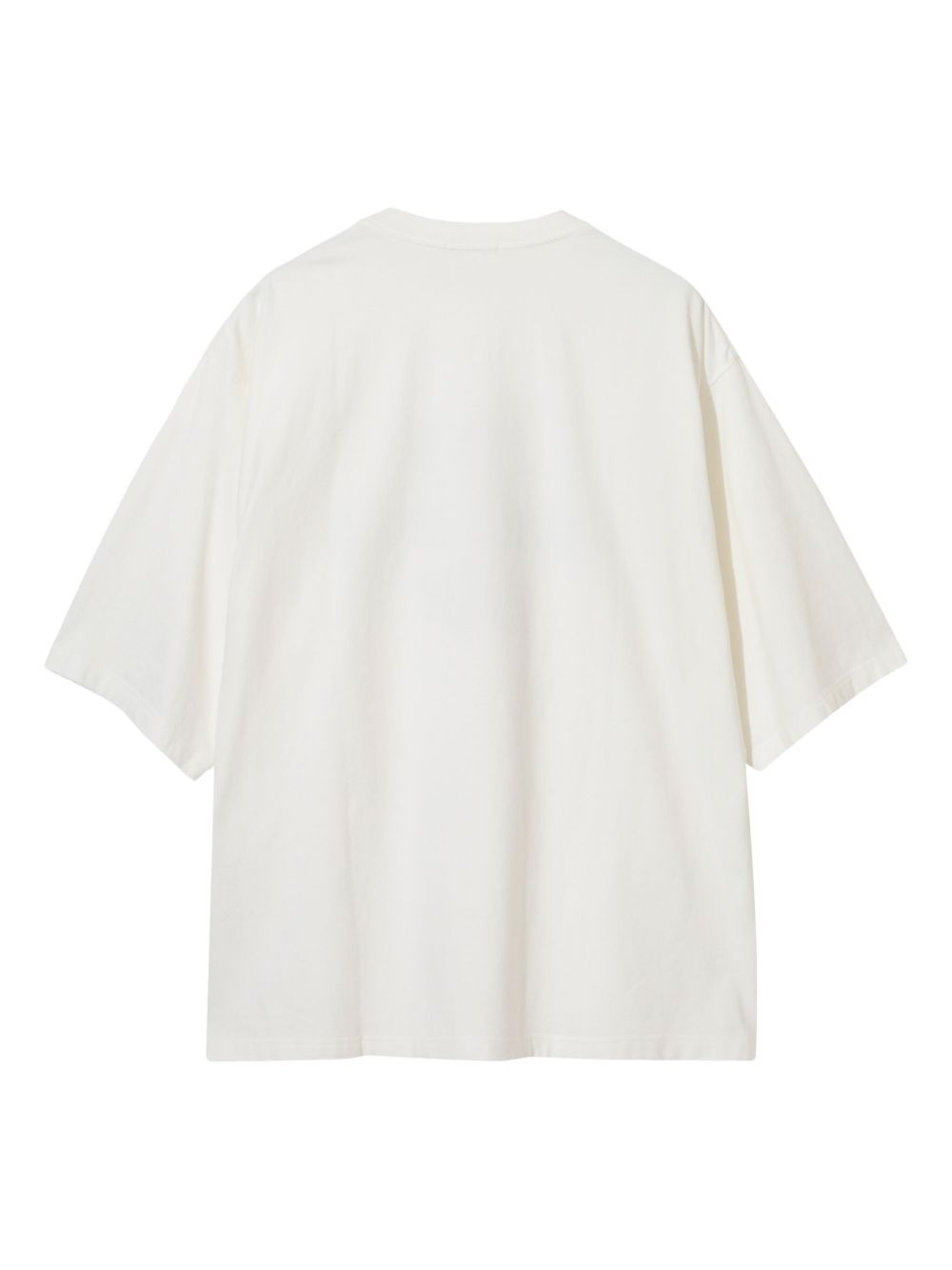 zip-detail cotton T-shirt - 2