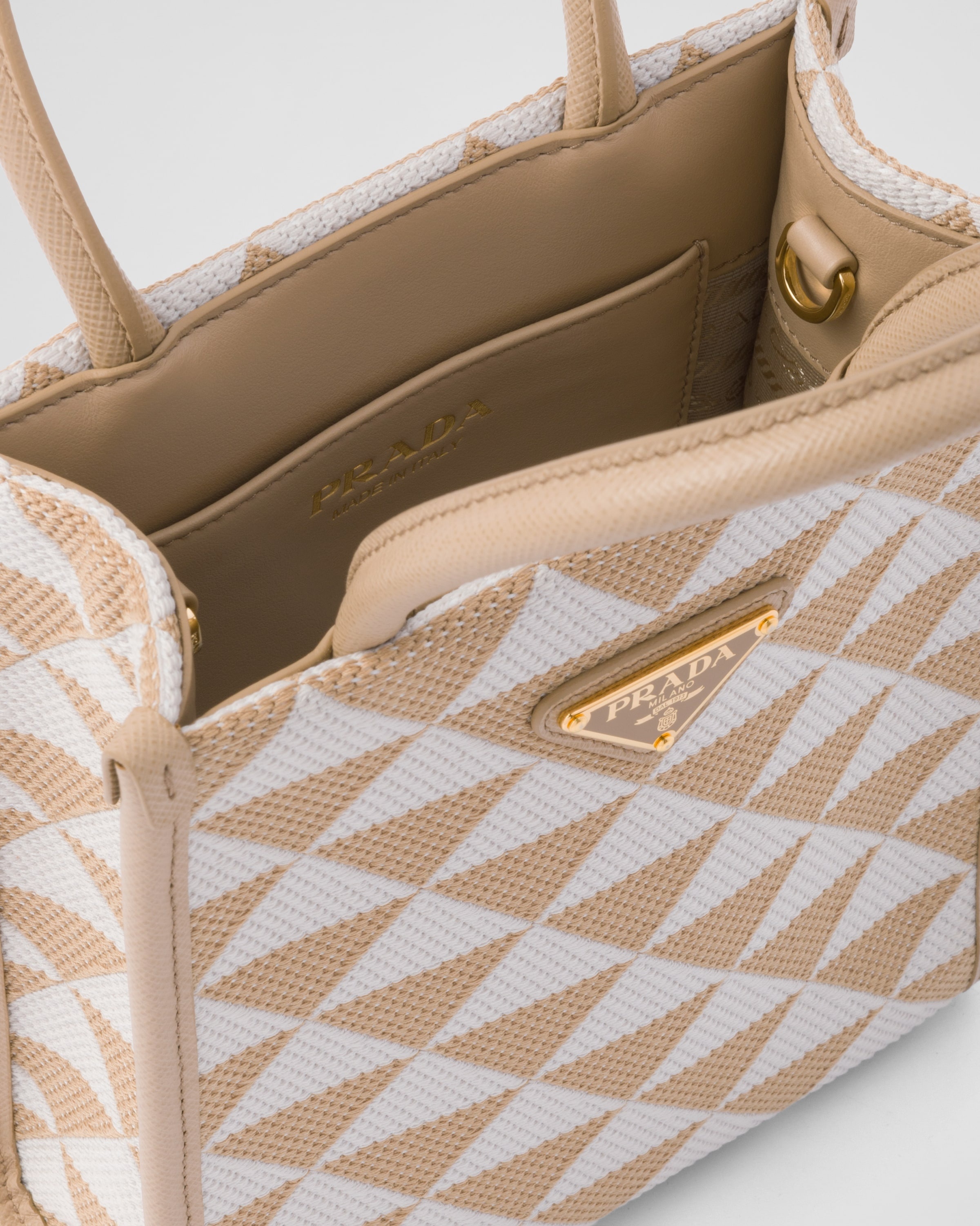 Prada Symbole embroidered fabric mini bag - 5
