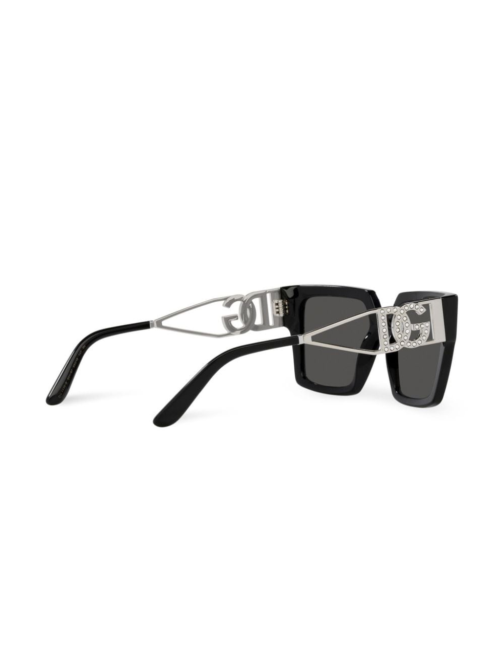 crystal-embellished square-frame sunglasses - 4