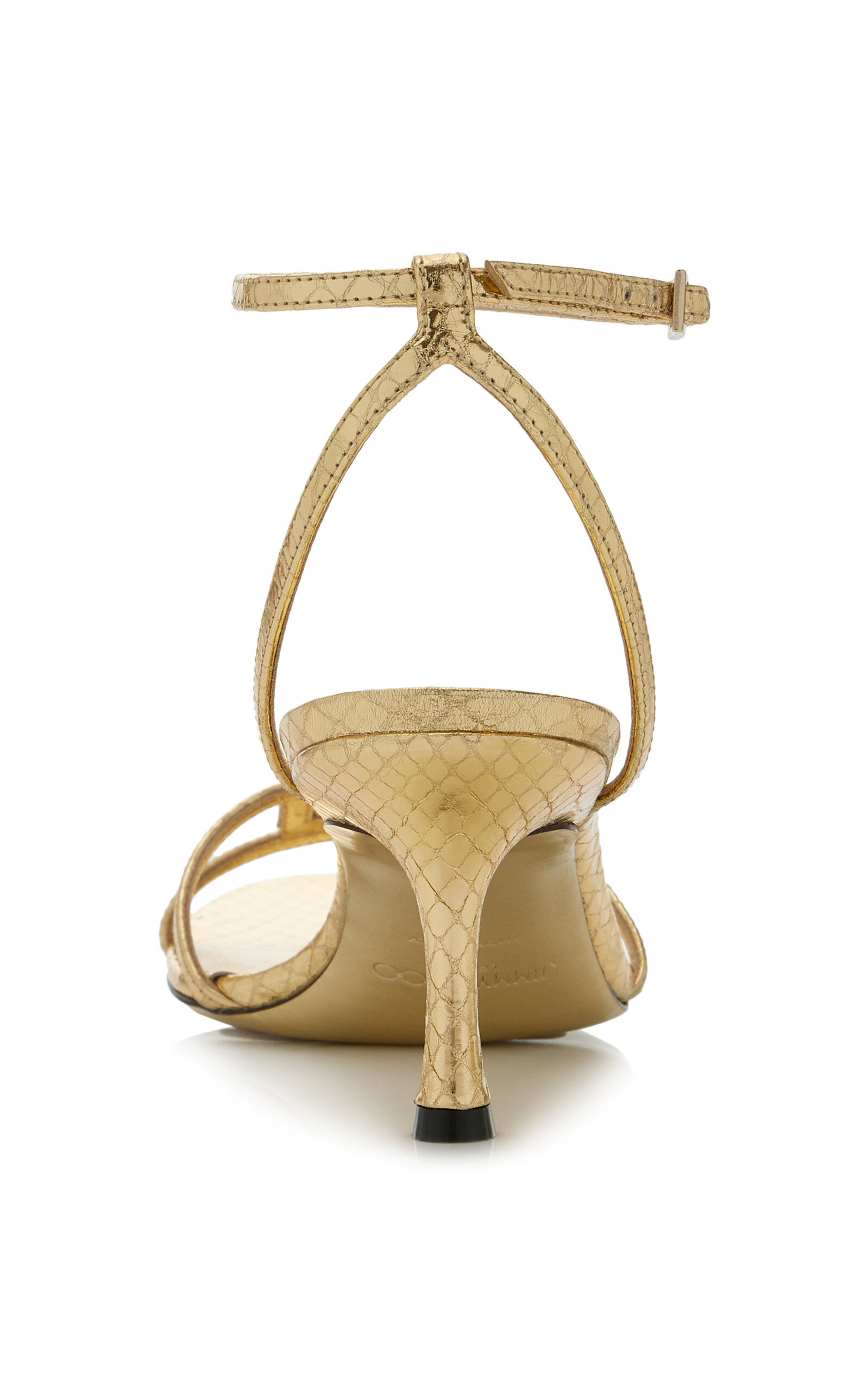 1998 Leo Leather Sandals gold - 5