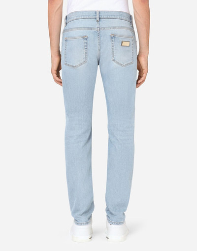 Dolce & Gabbana Washed light blue skinny stretch jeans outlook