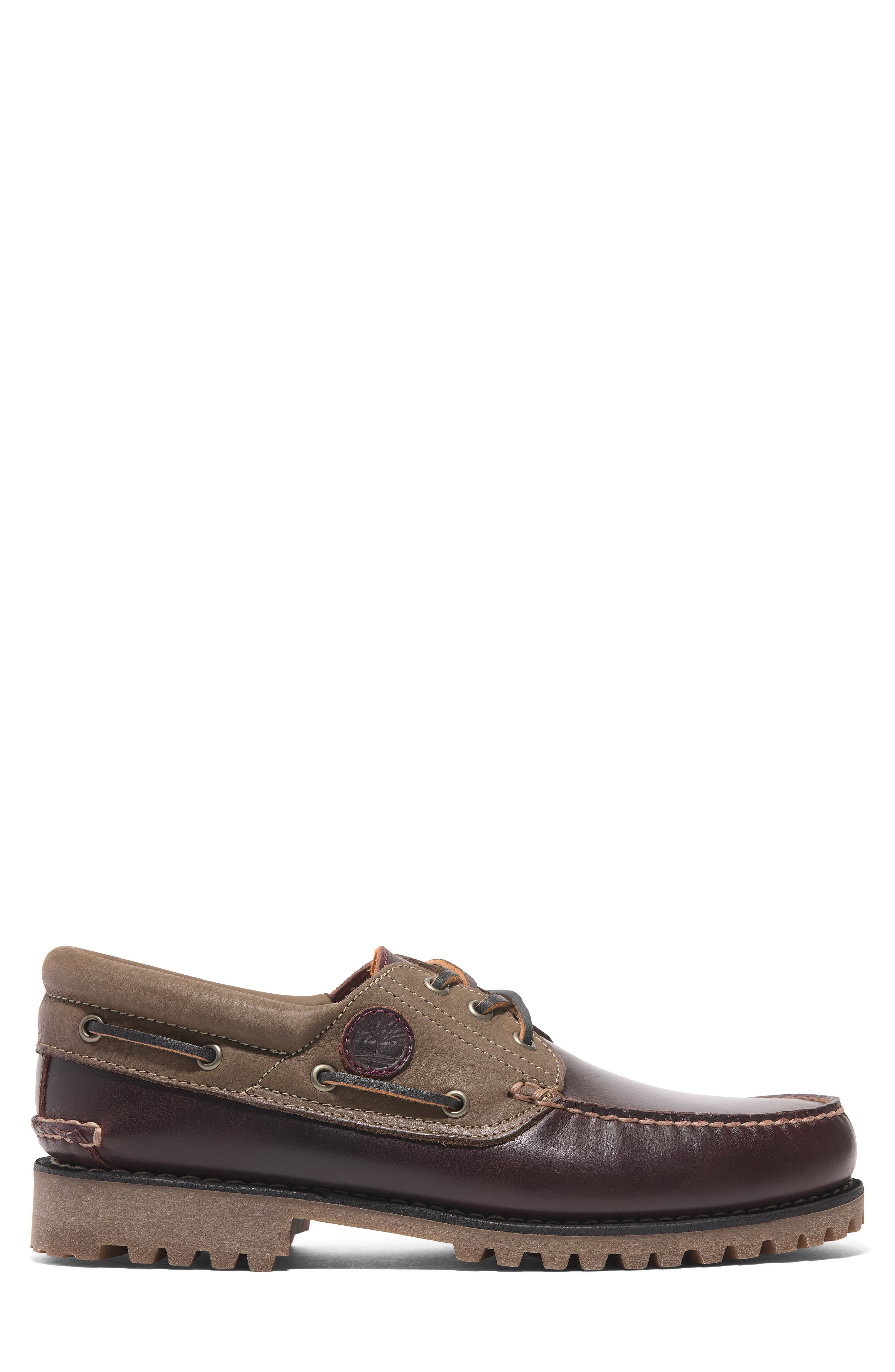 Timberland Authentic Boat Shoe in Burgundy Full Grain at Nordstrom - 3