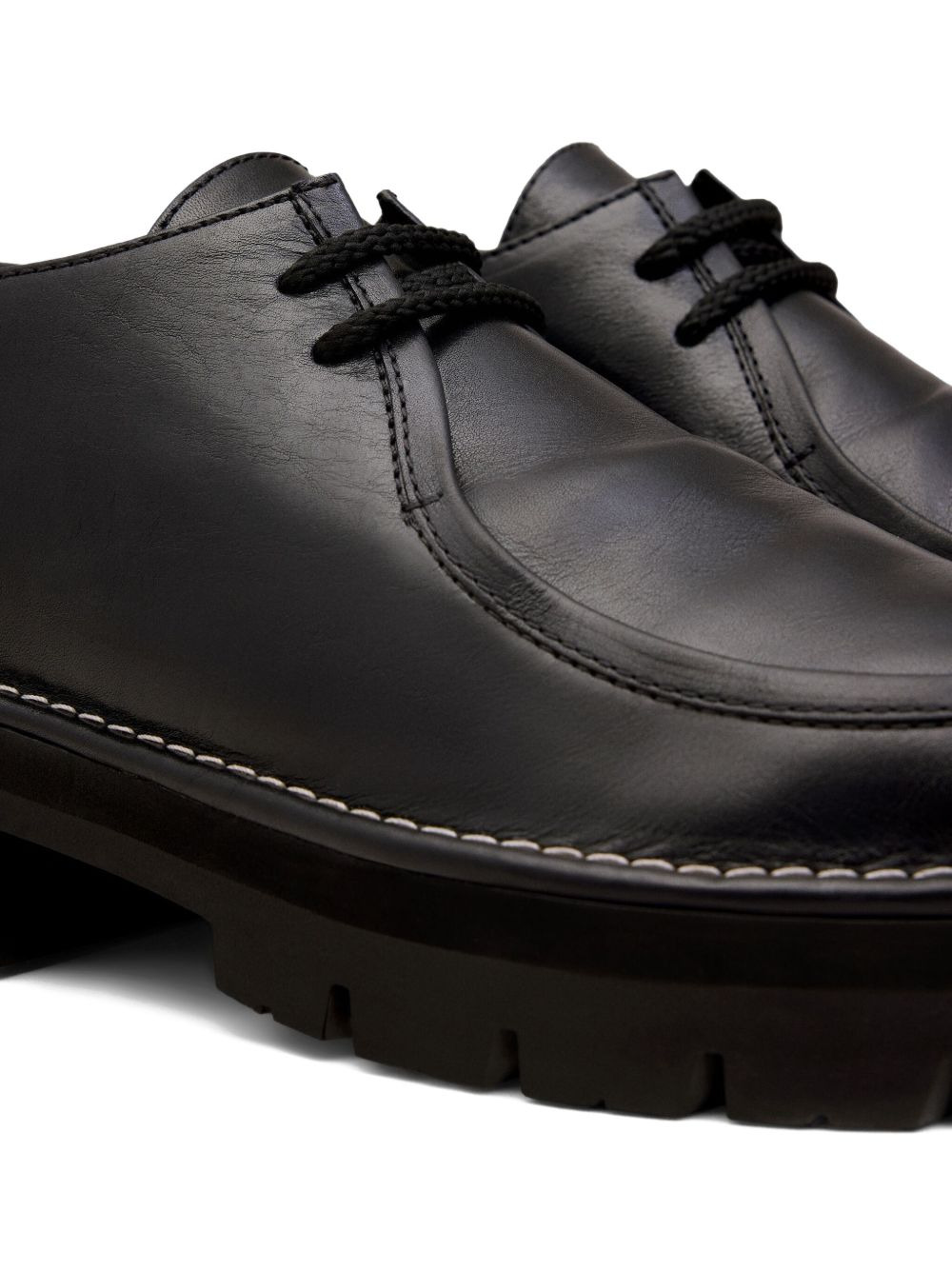 anatomical platform derby shoes - 5