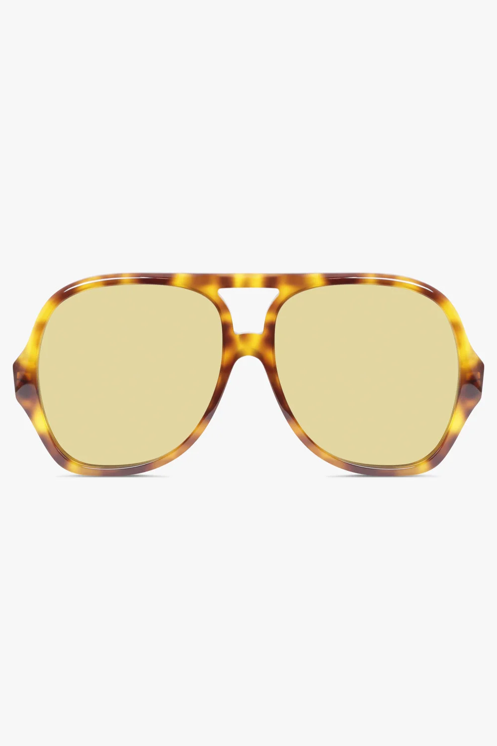 CH0289S SQUARE AVIATOR SUNGLASSES | HAVANA/GREEN - 1