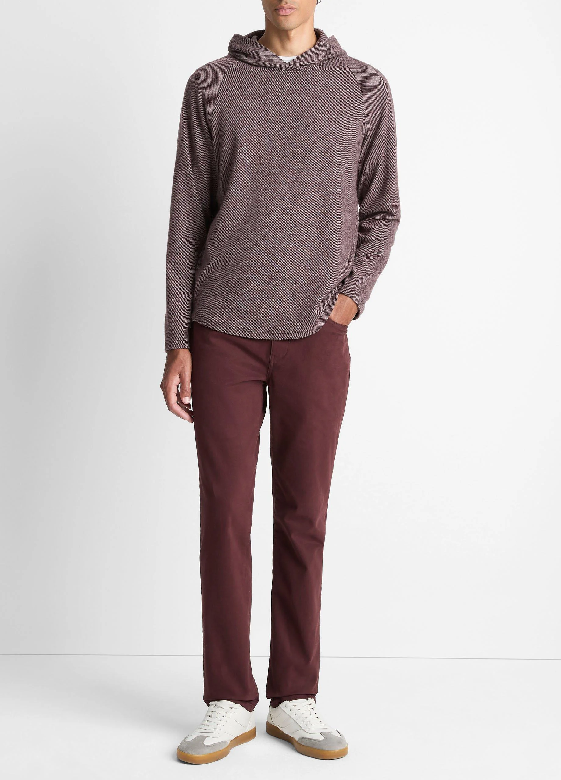 Dylan Slim 5-Pocket Peached Stretch-Cotton Pant - 1